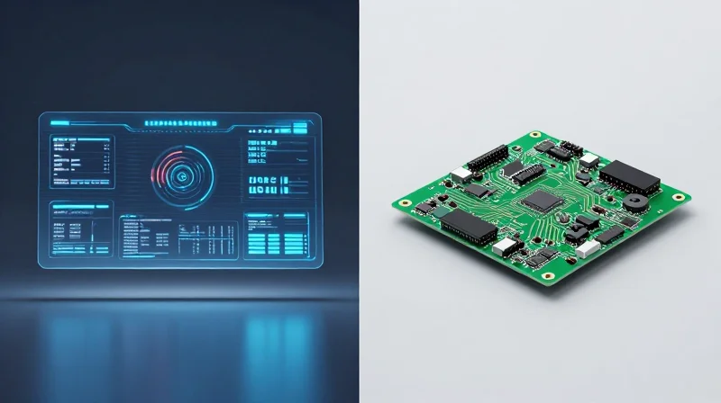 Validation: Simulation vs. Reality Comparison between digital software simulation and physical hardware
