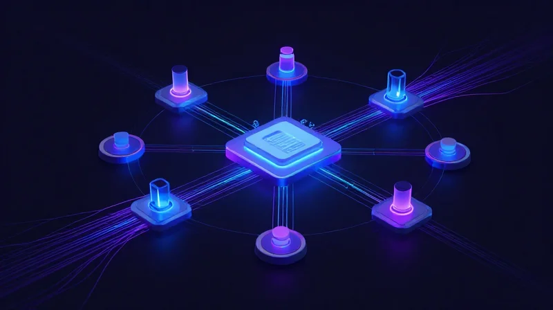 The Evolution of PCB Requirements in Industrial Edge Computing Abstract representation of high-density edge computing and AI processing