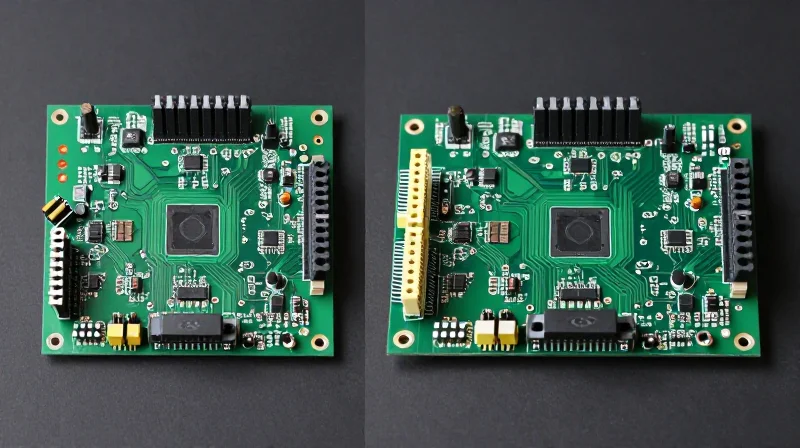 Comparative Analysis: HDI vs. Standard Rigid PCB Architectures Side-by-side comparison of HDI circuit board and traditional rigid board
