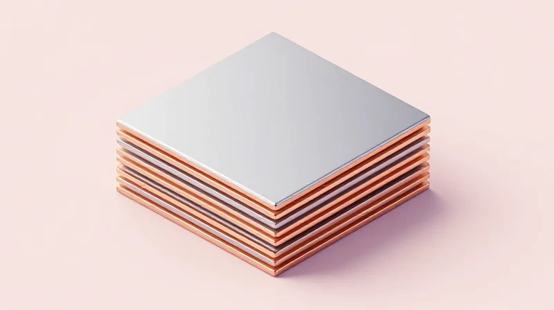 Optimizing Stack-Up Configurations for Reliability A perfectly symmetrical PCB stack-up structure illustrating material layers