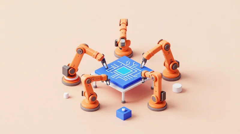 Implementing Precision Impedance Control Protocols Isometric 3D model of a multilayered circuit board assembly process.