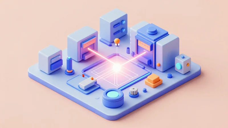 Advancements in Laser-Direct Imaging (LDI) Technologies Isometric view of high-precision laser manufacturing process on a circuit board