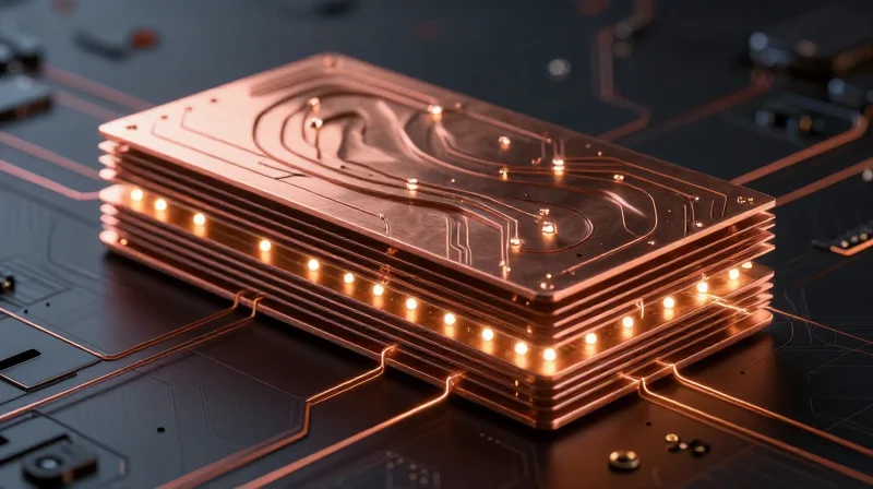 The Importance of Registration and Alignment Accuracy Abstract visualization of perfectly aligned circuit board layers representing registration accuracy.