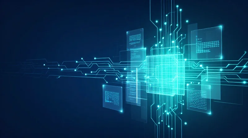Leveraging CAM Tools for DFM Verification Abstract digital interface representing complex design verification