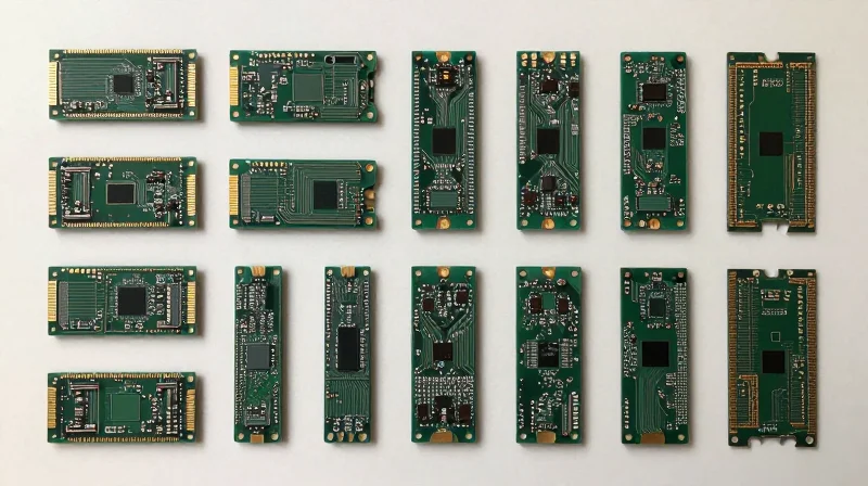 Core DFM Rules for Ceramic PCB Geometry Top-down view of complex ceramic PCB patterns with precise edge geometry