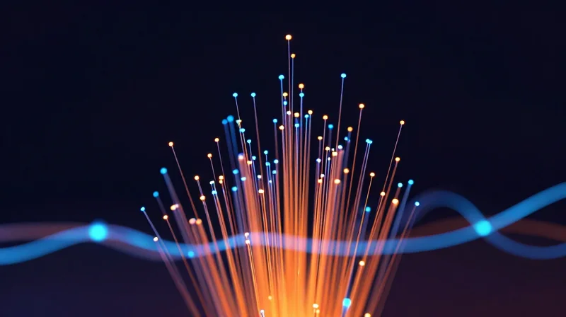 Market Predictions for Thermal Management Hardware Abstract visualization of glowing growth trends in thermal technology