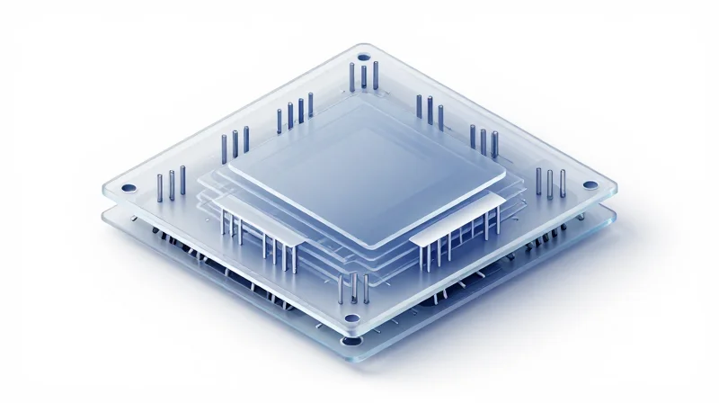 Advanced Via Structures: Blind, Buried, and Microvias 3D visualization of blind and buried via connections in a multi-layered PCB