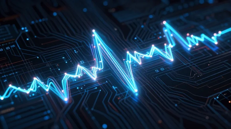 Mastering Signal Integrity at High Speeds Abstract representation of high-speed data signals flowing through electronic pathways.