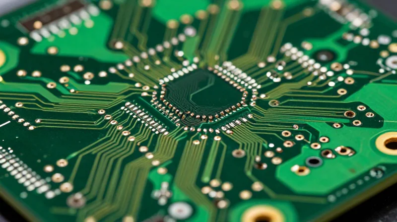 The Escalating Challenge of High-Density PCB Assembly Macro view of a complex high-density PCB with hidden BGA components