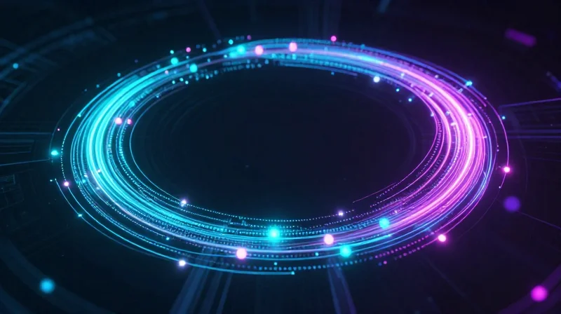 Accelerating Time-to-Market Through Data-Driven Insights Abstract representation of data flow in a closed-loop manufacturing system