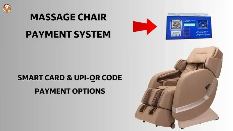 Secure payment integration on a shared massage chair