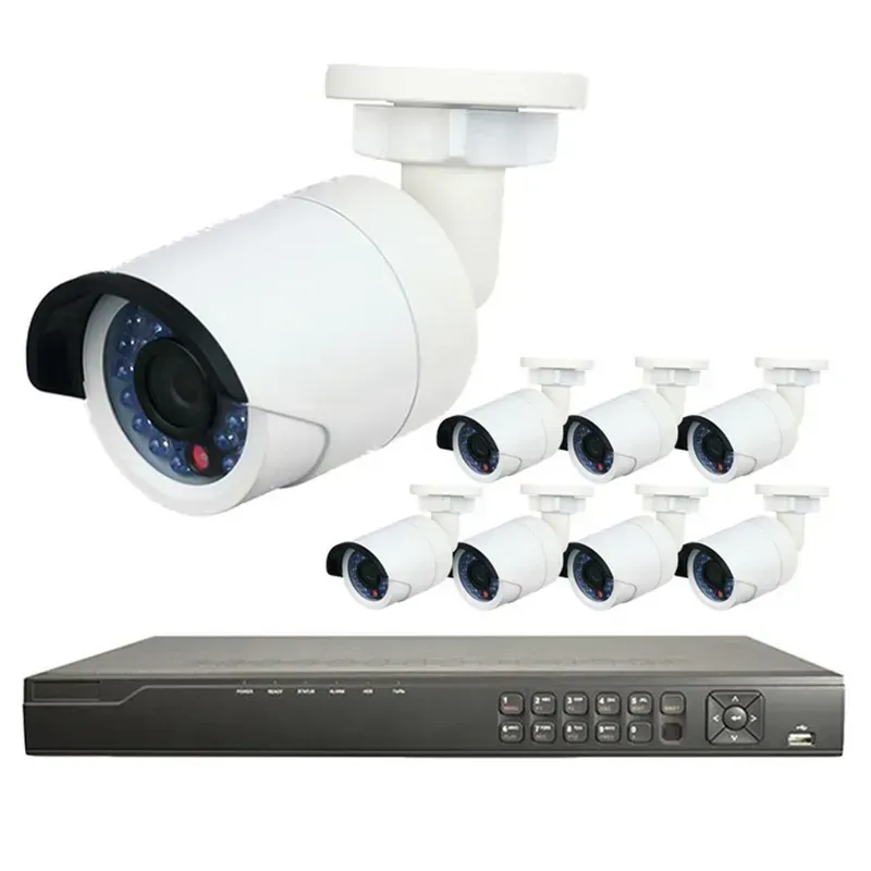 A security camera monitoring an unattended car wash station