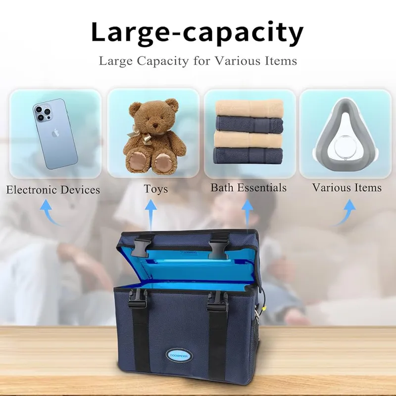 A machine sterilizing children's toys