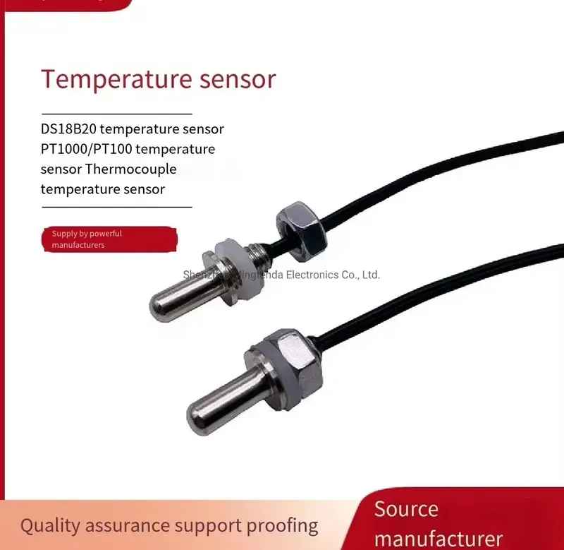 Close-up of a temperature sensor component used in a yogurt maker