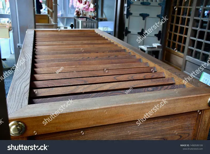 A merit box inside a temple