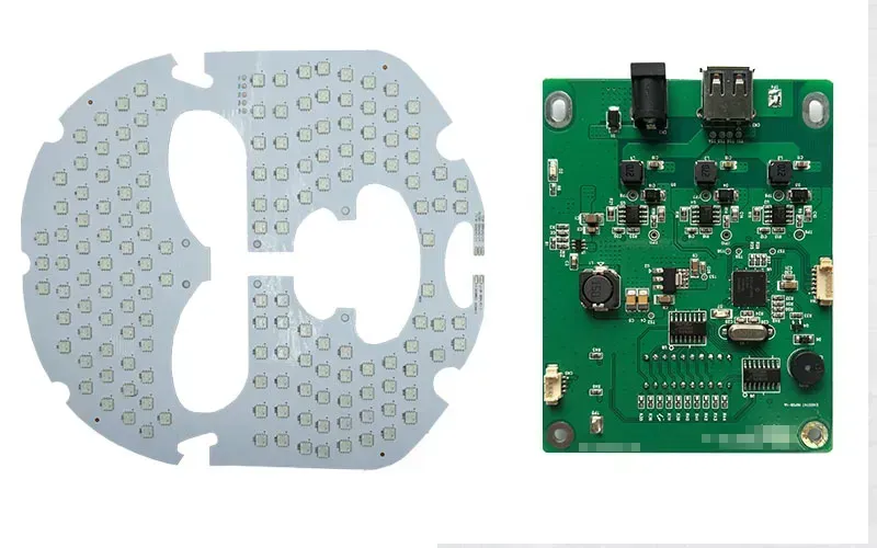 The internal circuit board of a beauty device