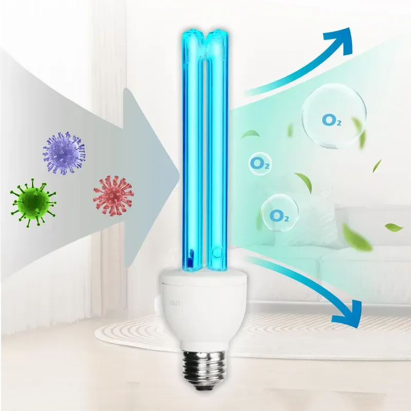 A UV-C disinfection lamp