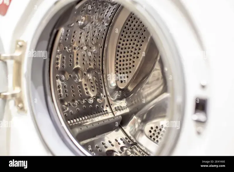 A close-up view of a shared dryer machine equipment