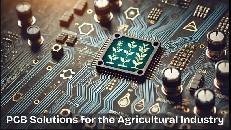 Printed circuit board (PCB) inside smart agricultural machinery