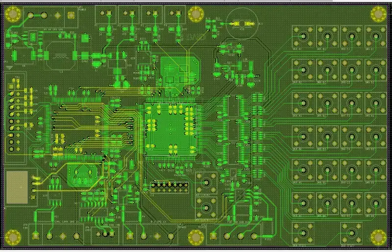 A PCB designed for HIFU technology