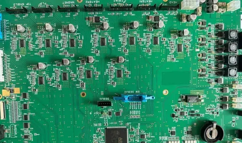 Medical grade PCBA components close-up