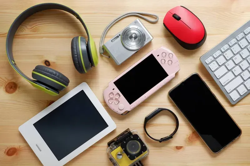Various consumer electronics products