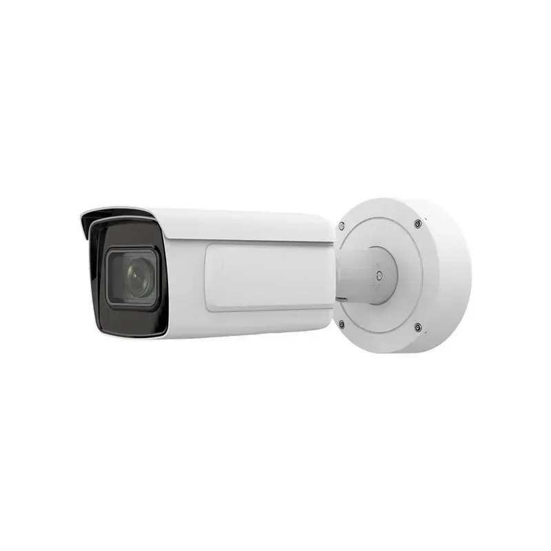 A close-up of an automatic license plate recognition camera mounted for vehicle identification