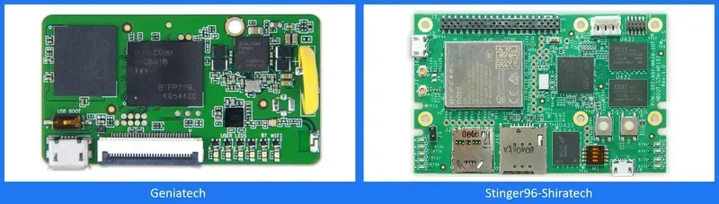 A detailed view of a PCB circuit board used in an ALPR system