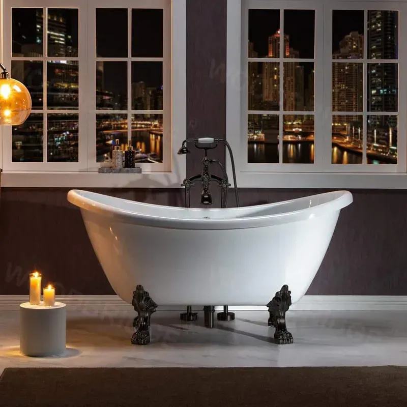 Shared foot bath tub
