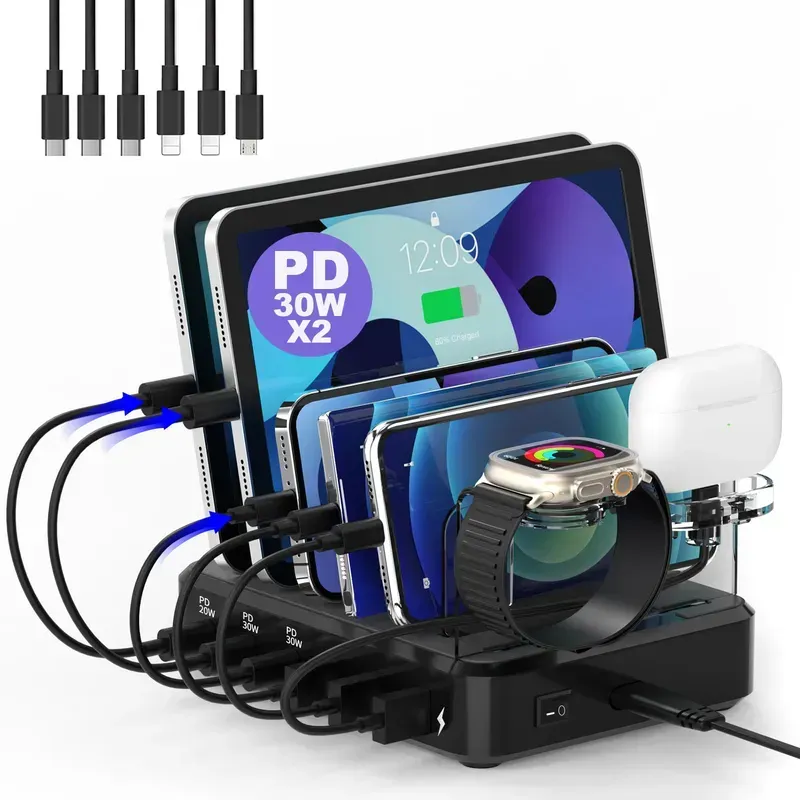 Hardware components of a shared wireless charging system.