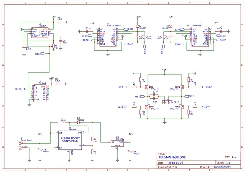 A PCB design for wireless charging.