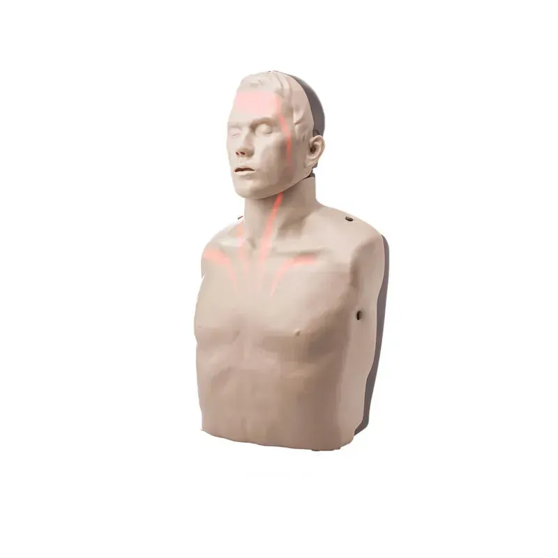 A smart CPR manikin providing real-time feedback during training.