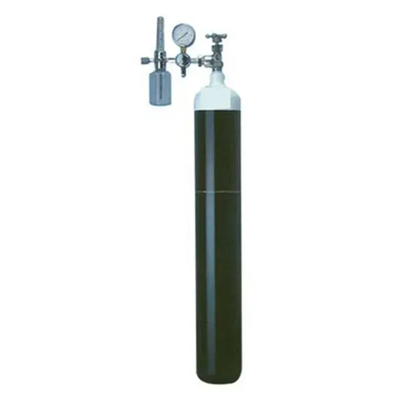 Oxygen cylinders inside a hospital environment