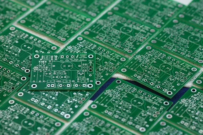 PCB prototype being manufactured