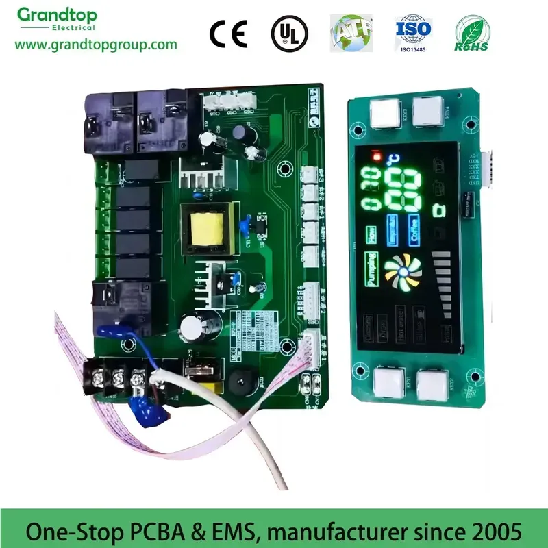 PCB layout for a coffee machine
