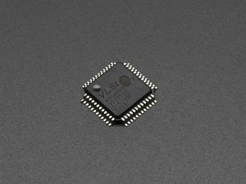 High-fidelity audio codec chip on PCB.