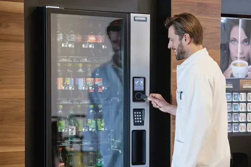 A smart vending machine using RFID technology