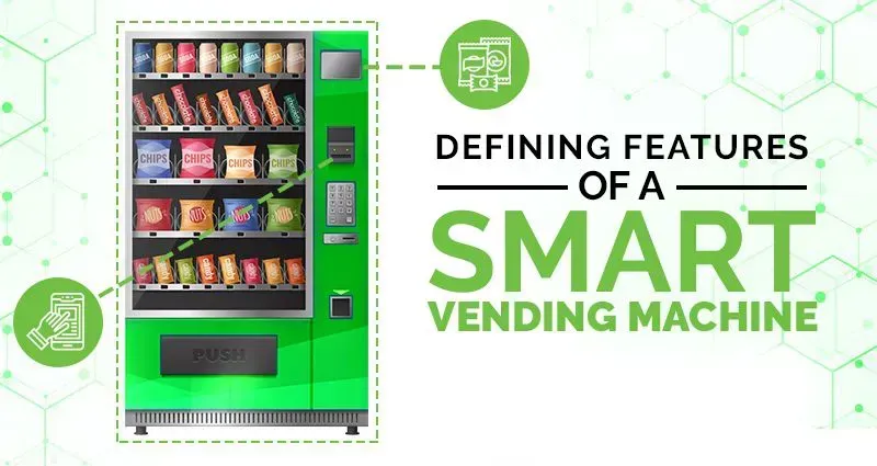 Smart vending machine in a retail environment