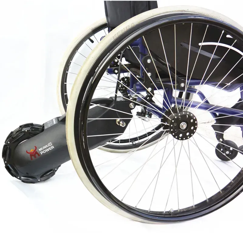 A GPS module integrated within a shared wheelchair