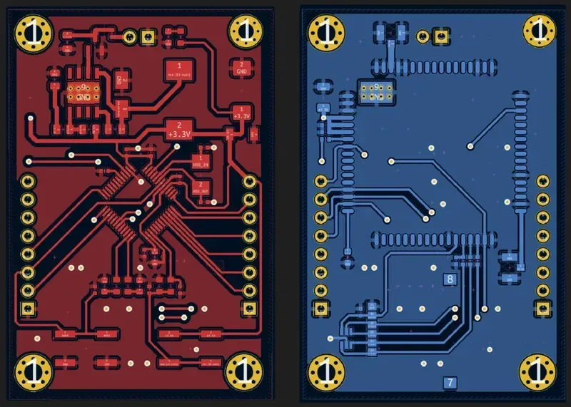 GPRS GPS module PCB design