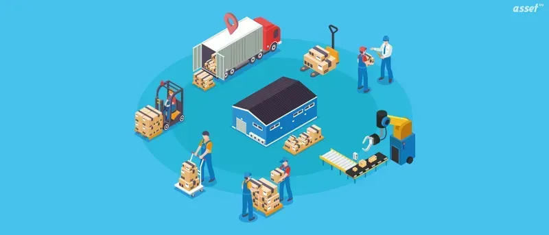 Asset tracking in logistics