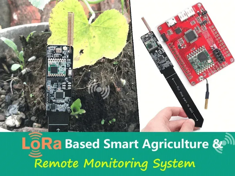 LoRa devices used in industrial monitoring