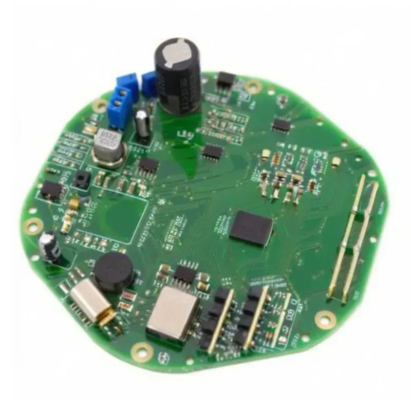 A close-up view of a PCB board inside a kitchen appliance