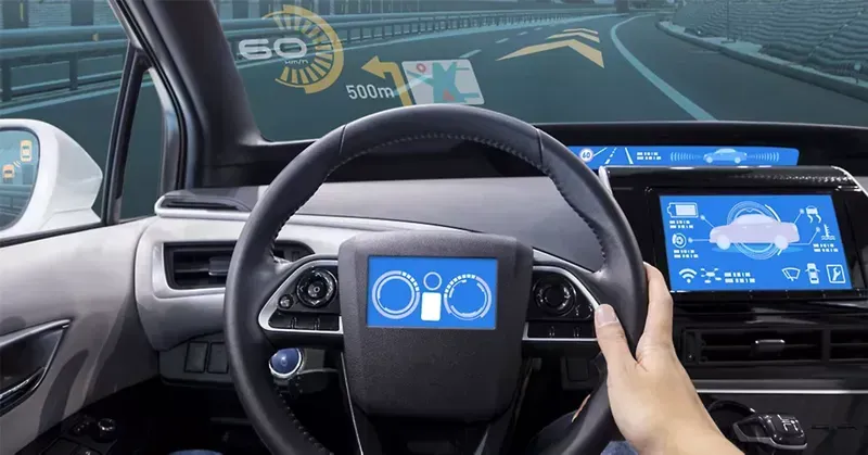PCB used in an automotive heads-up display