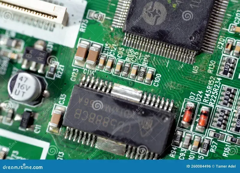 Car navigation system motherboard components