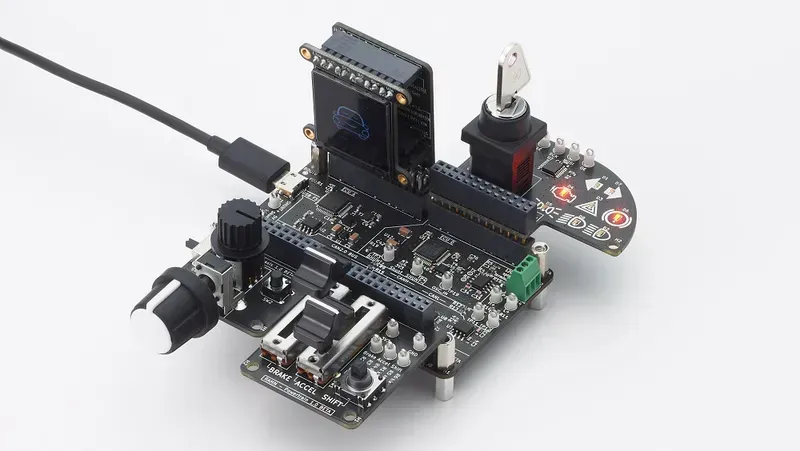A small, compact TPMS PCB