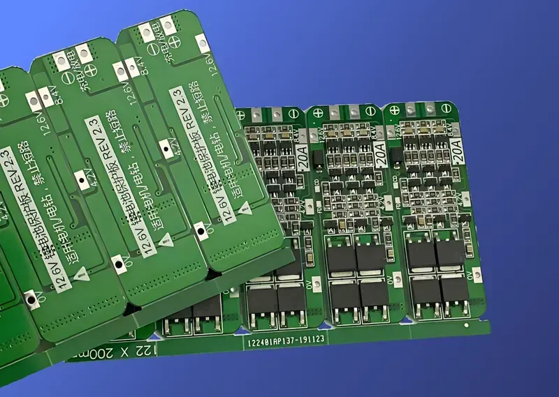 BMS PCBA being manufactured