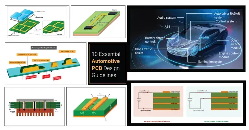 An engineer designing an automotive PCB