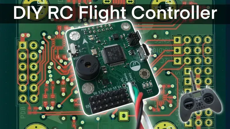 Internal view of a flight control computer showing its PCB board