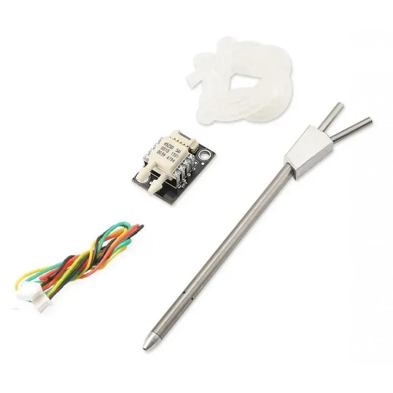 A detailed view of an airspeed sensor interface board circuit